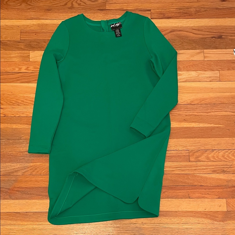 LORD & TAYLOR 424 Fifth Kelly Green Dress